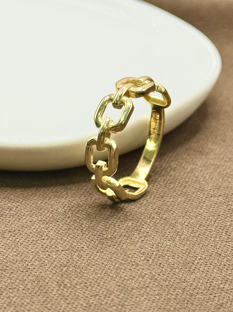 Anillo liso oro 10k
