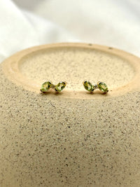 Arete peridoto oro 14k