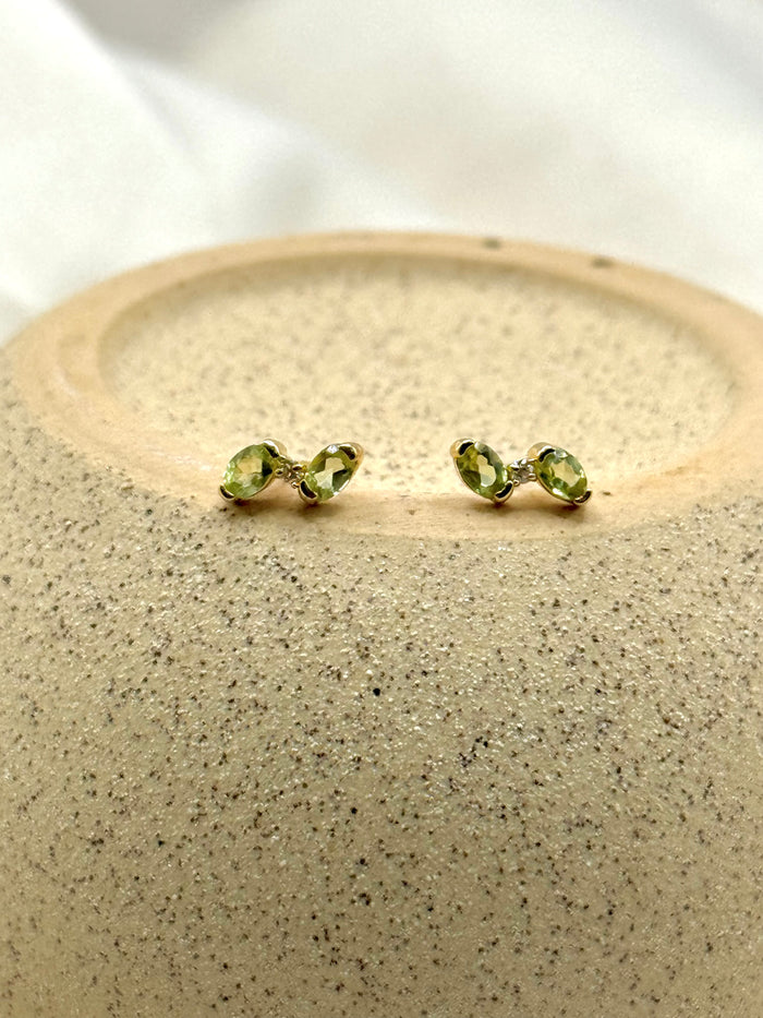 Arete peridoto oro 14k