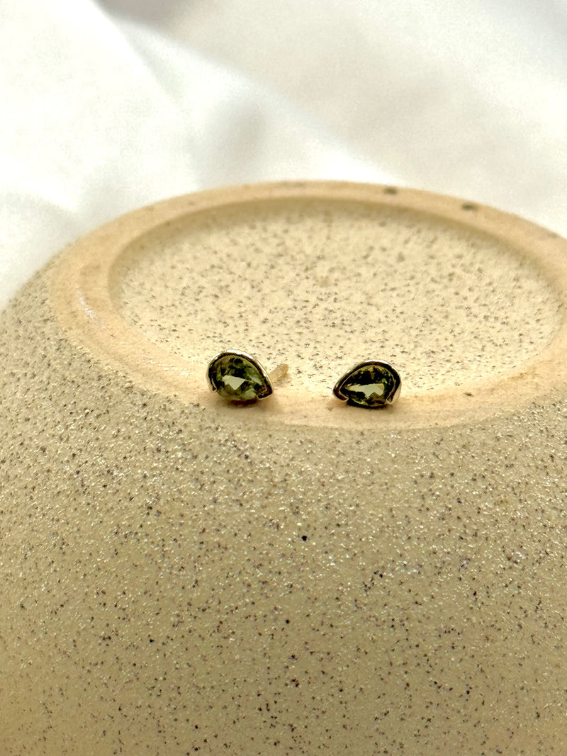 Arete peridoto oro 14k