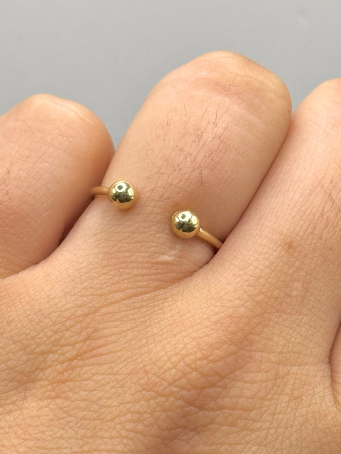 Anillo liso oro 10k