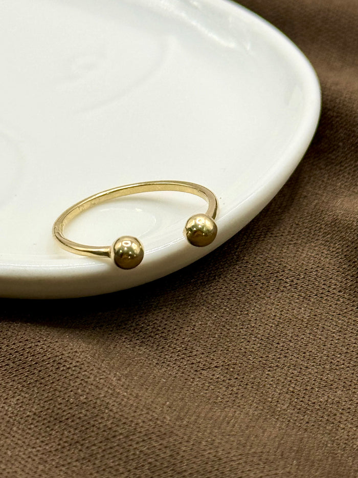 Anillo liso oro 10k
