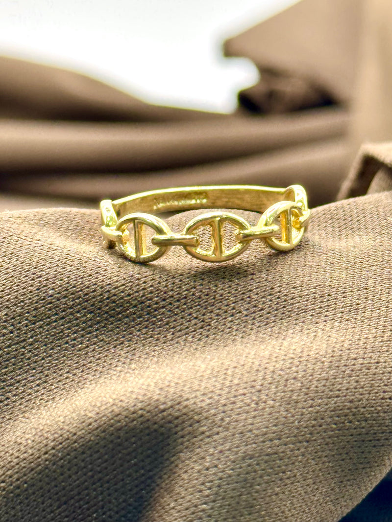 Anillo liso oro 10k