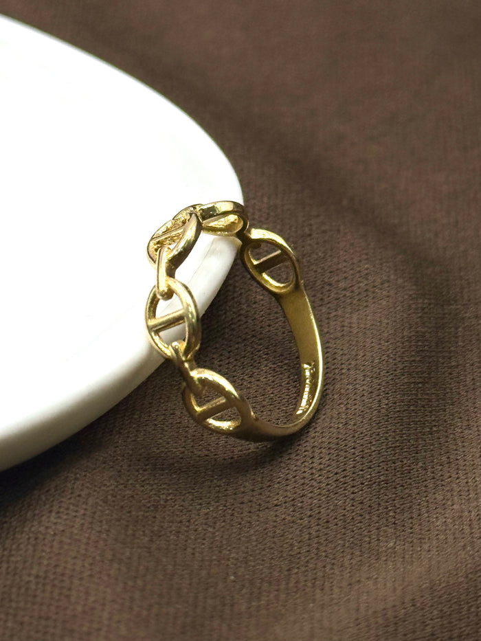 Anillo liso oro 10k