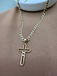 DIJE CRUZ ORO 14k