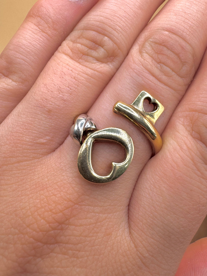 Anillo ajustable oro 14k
