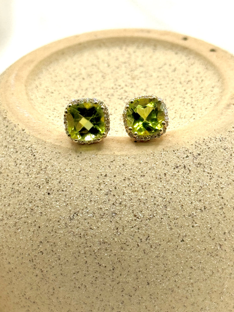 Arete peridoto oro 14k