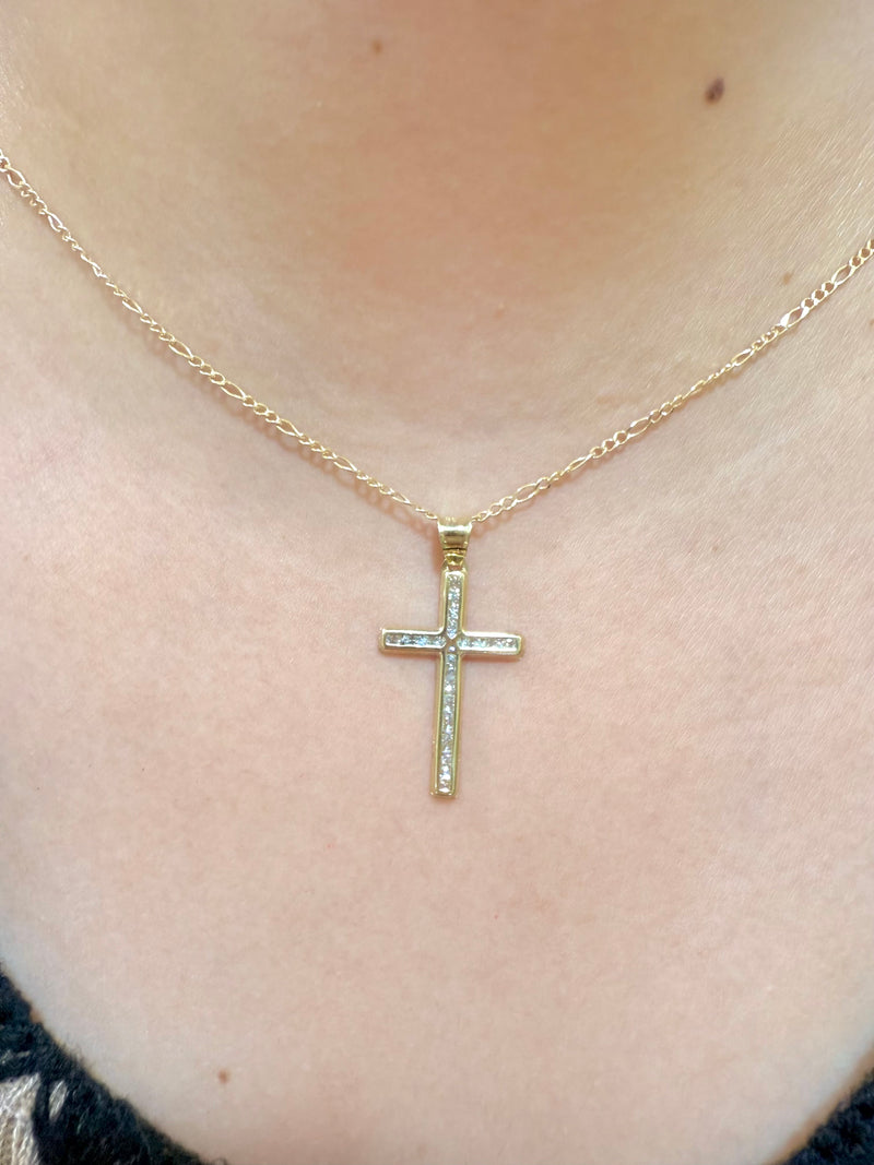 Dije oro 10k y cadena Cartier 10k
