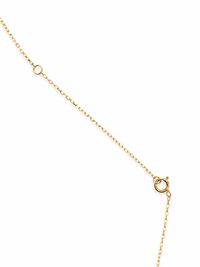 Gargantilla de rubí con halo de diamantes en oro 14k