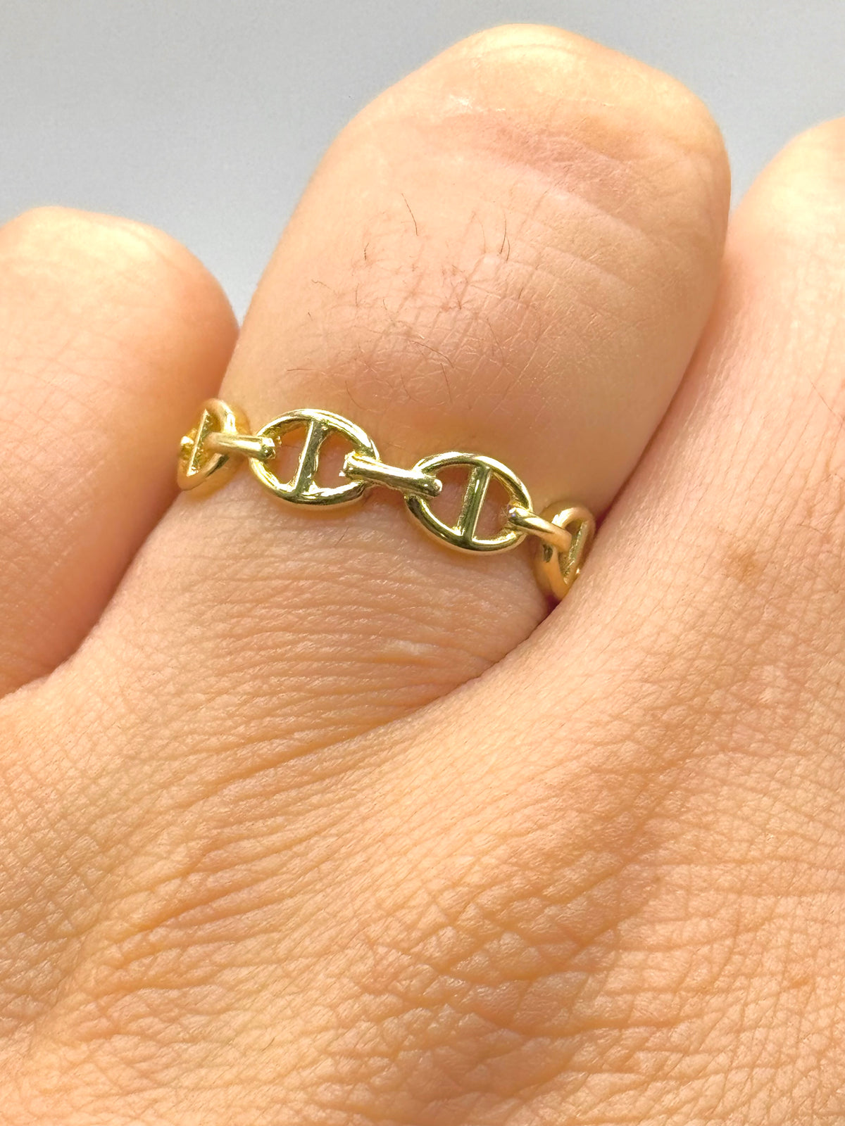 Anillo liso oro 10k