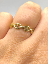 Anillo liso oro 10k