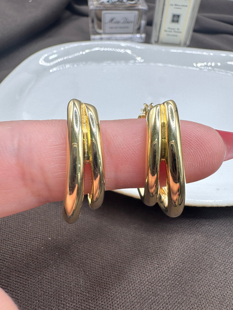 Arracadas oro 14k