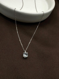 Gargantilla aguamarina 14k