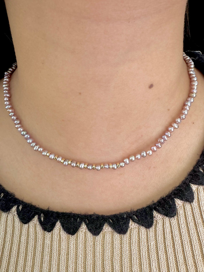 Collar de perla natural