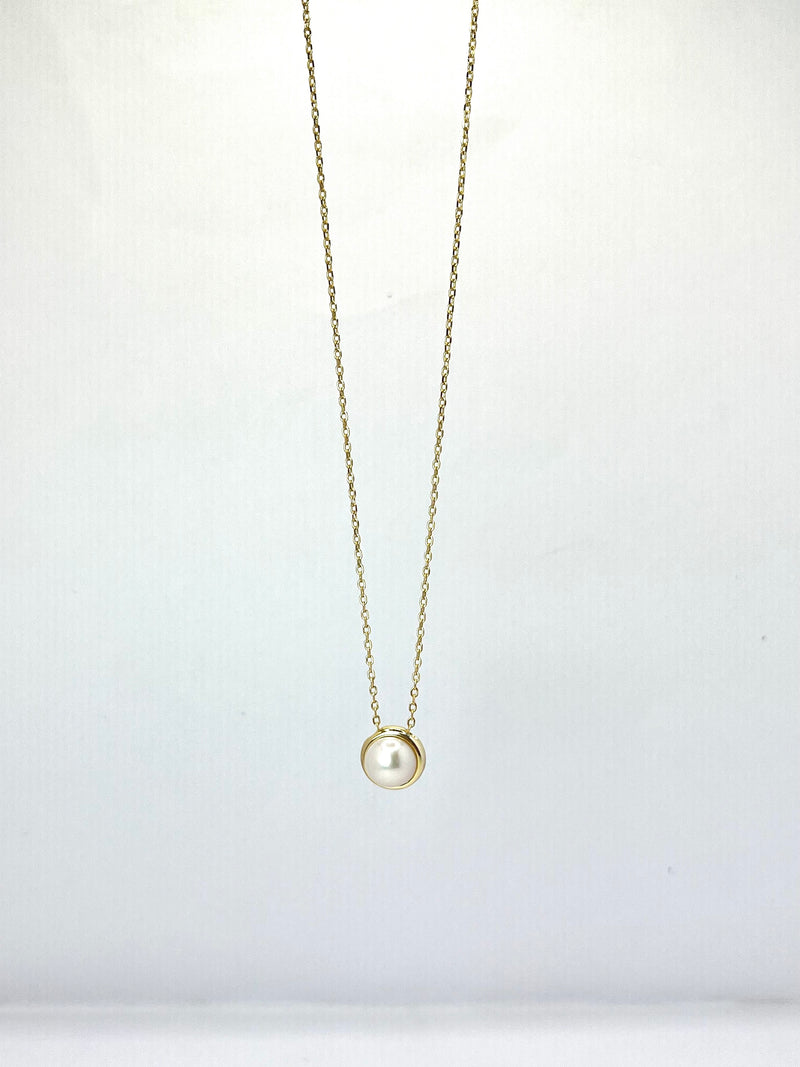 Gargantilla con dije de perla