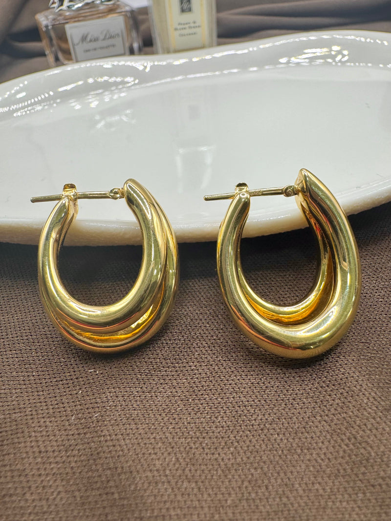 Arracadas oro 14k