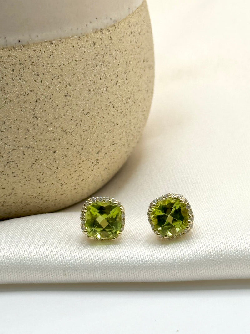 Arete peridoto oro 14k