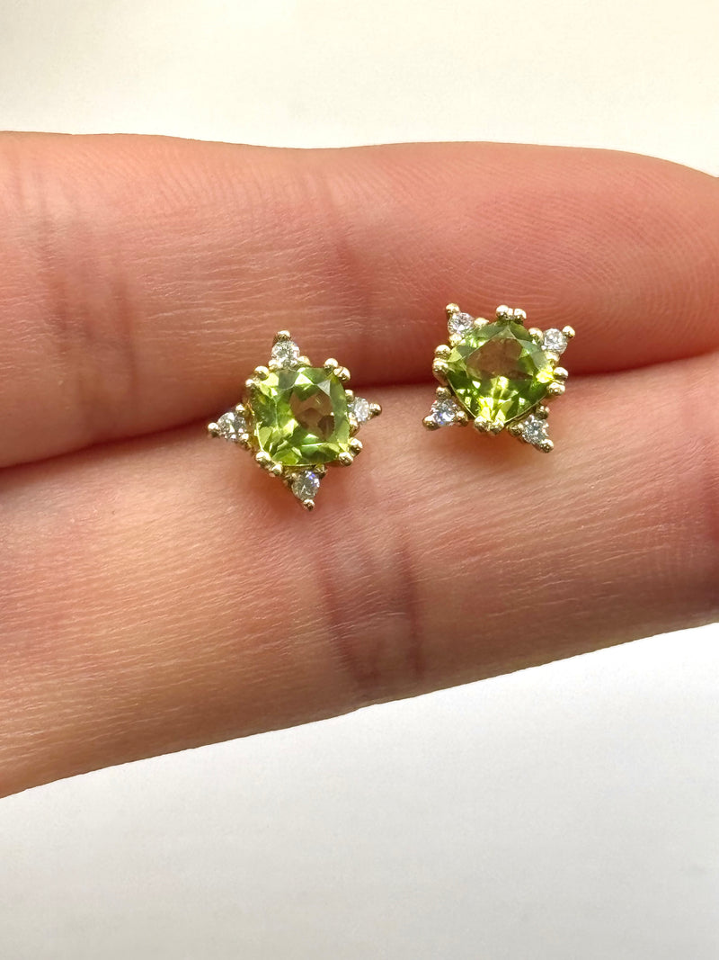 Arete peridoto 14k