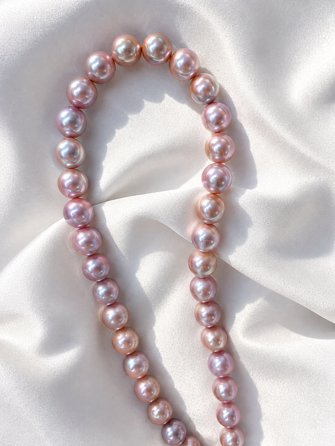 Collar de perla con broche y extensión oro 10k