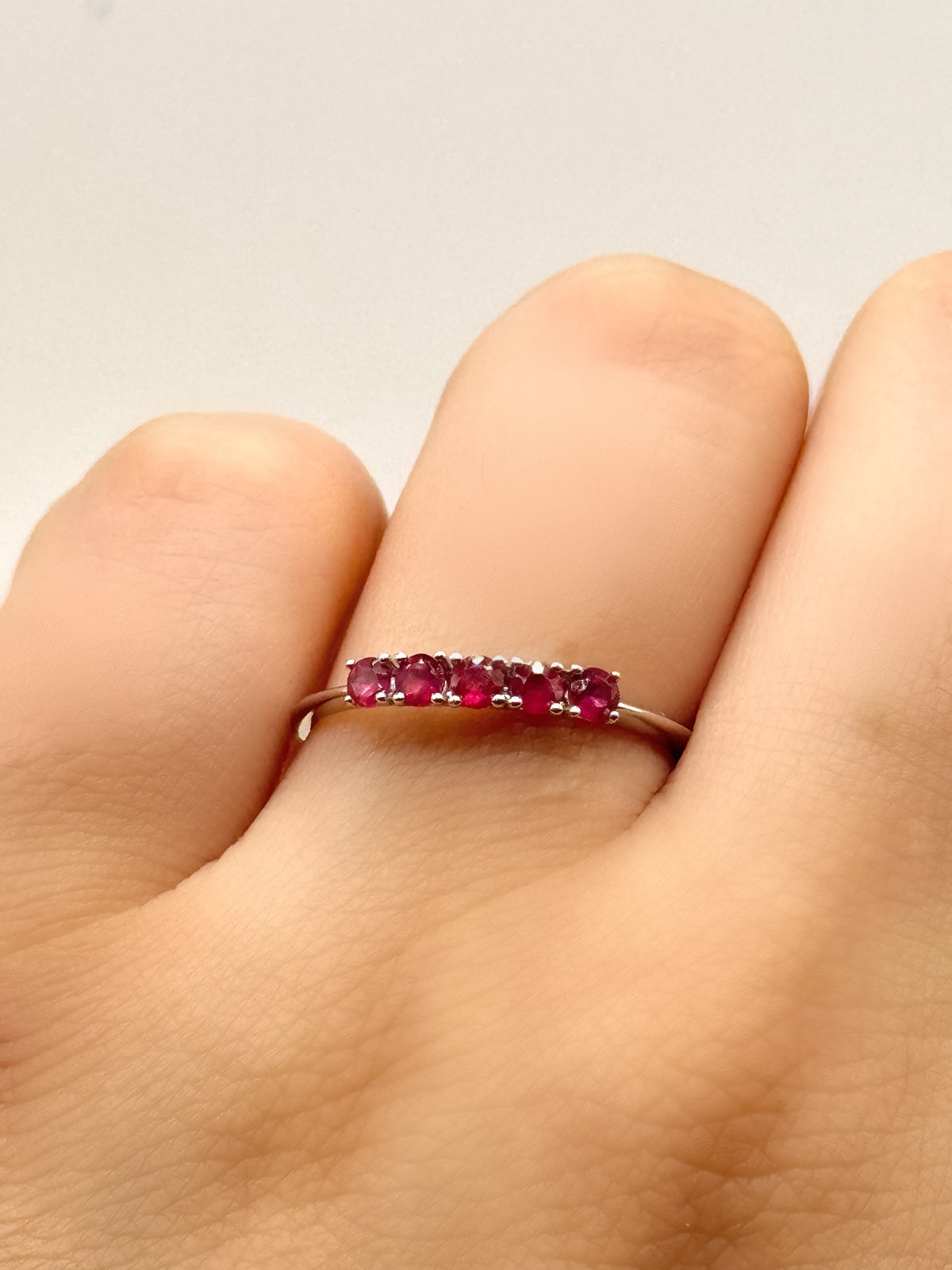 Anillo Rubí oro 14k