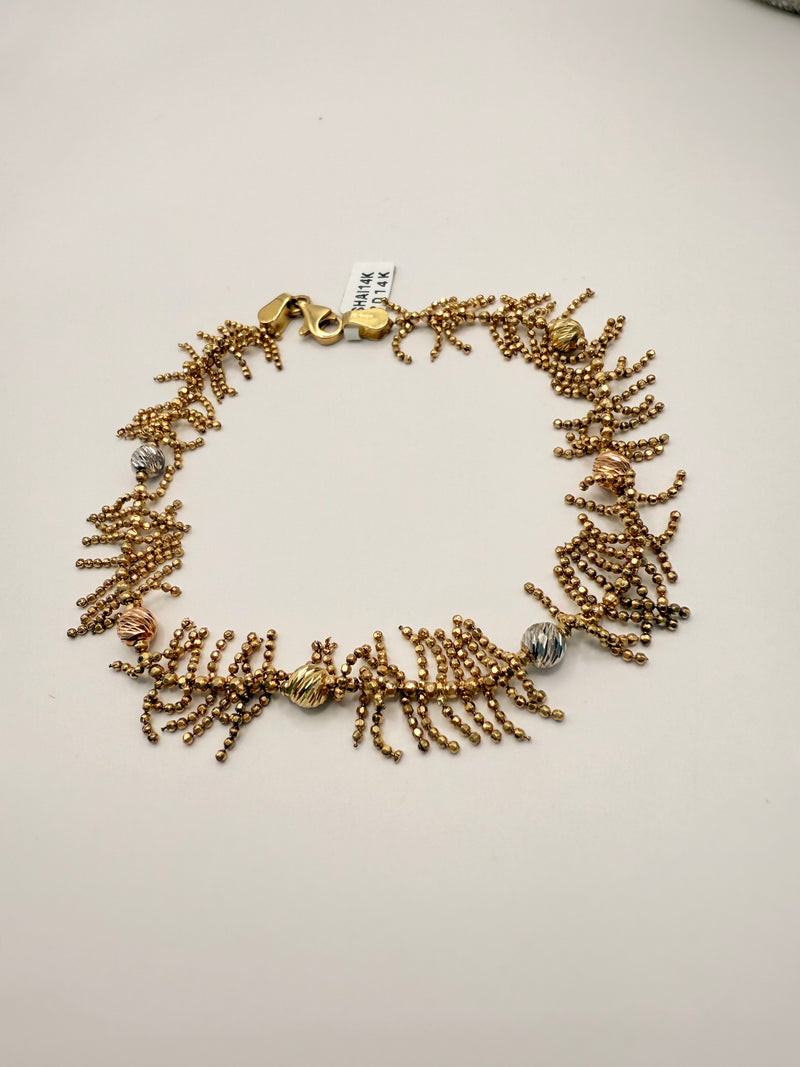Pulsera para dama oro 14k