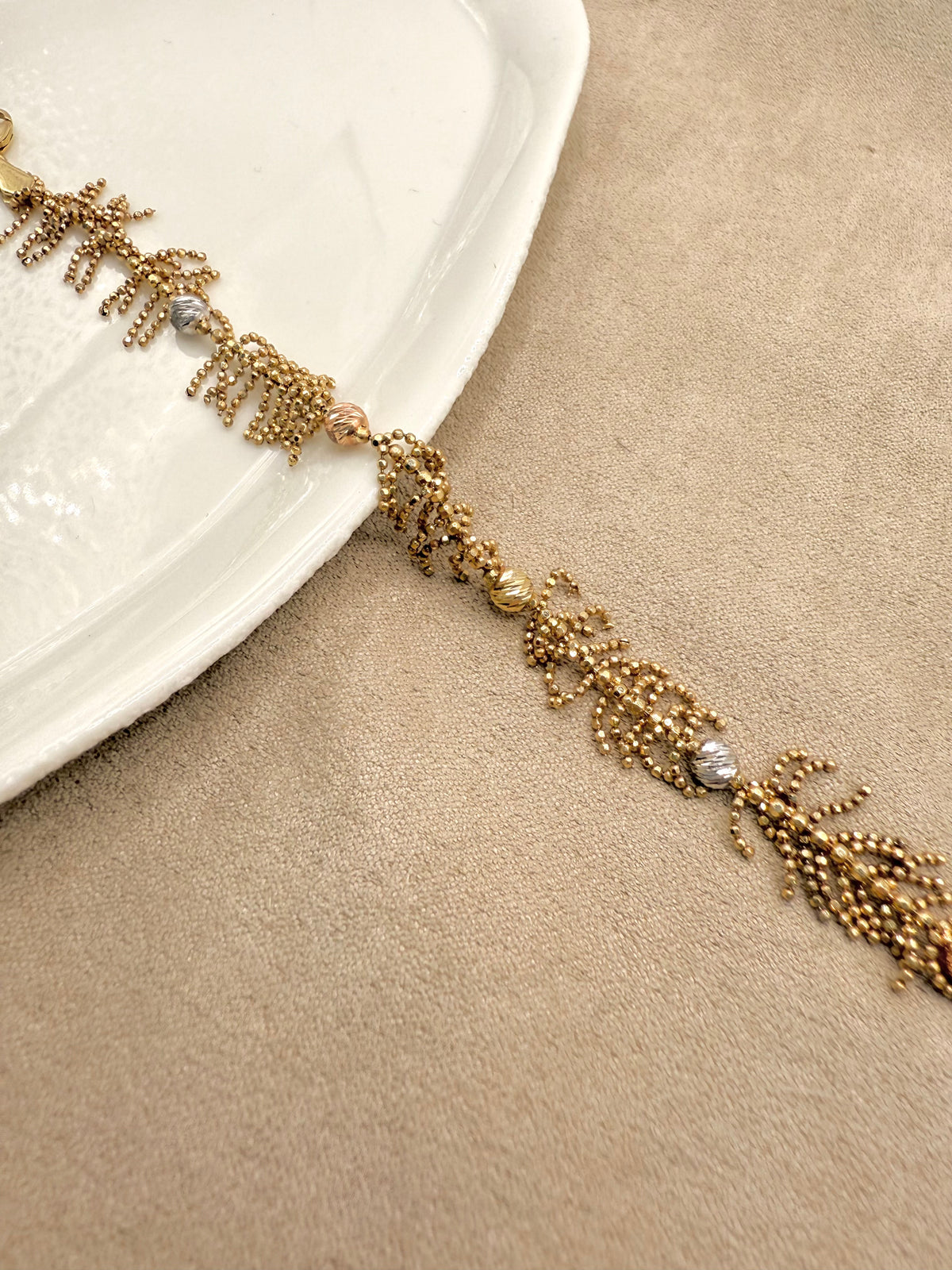 Pulsera para dama oro 14k