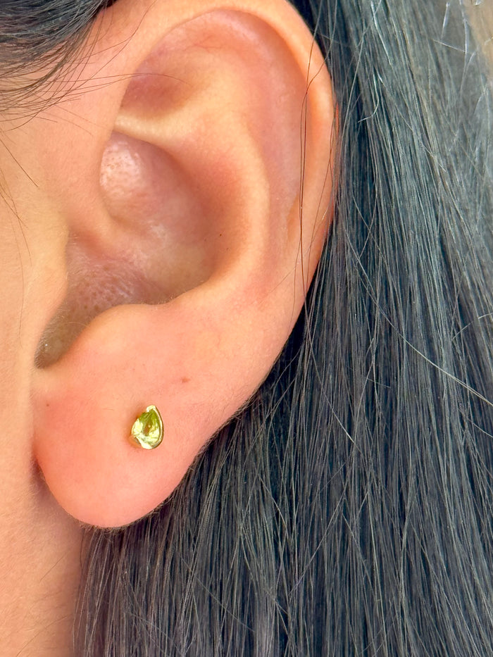 Arete peridoto oro 14k