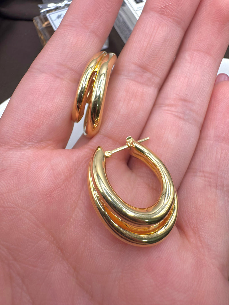 Arracadas oro 14k