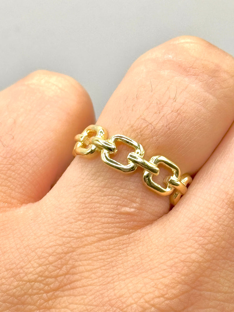 Anillo liso oro 10k
