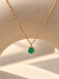 Gargantilla de Esmeralda · Oro 14k