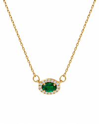 Gargantilla de Esmeralda Oro 14k