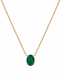 Gargantilla de Esmeralda  Oro 14k