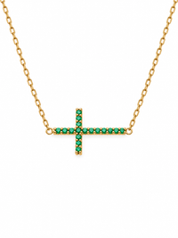 Gargantilla de Esmeralda Oro 14k