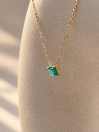 Gargantilla de Esmeralda  Oro 14k