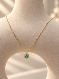 Gargantilla de Esmeralda · Oro 14k