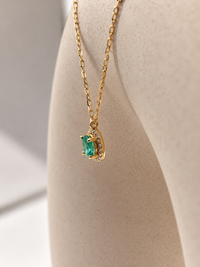 Gargantilla de Esmeralda · Oro 14k