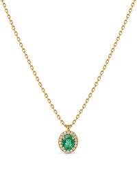 Gargantilla de Esmeralda · Oro 14k