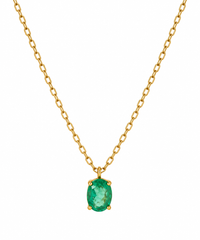 Gargantilla de Esmeralda Oro 14k