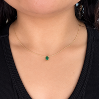Gargantilla de Esmeralda  Oro 14k