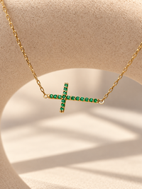 Gargantilla de Esmeralda Oro 14k