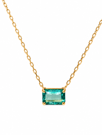 Gargantilla de Esmeralda  Oro 14k