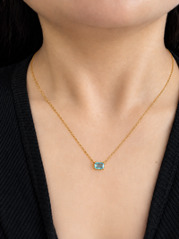 Gargantilla de Esmeralda  Oro 14k