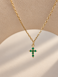 Gargantilla de Esmeralda Oro 14k