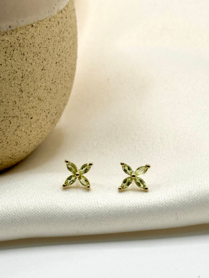 Arete peridoto oro 14k