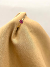 Anillo Rubí oro 14k