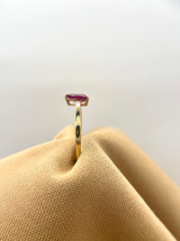 Anillo Rubí oro 14k