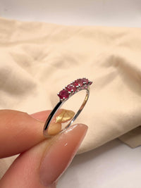 Anillo Rubí oro 14k