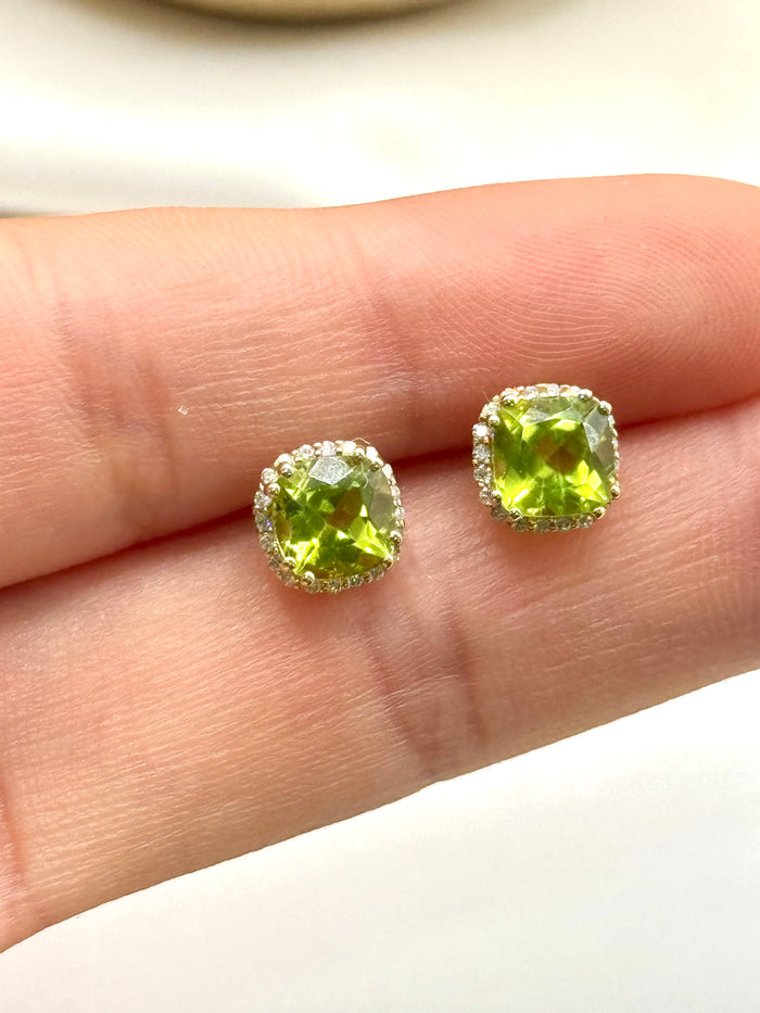 Arete peridoto oro 14k