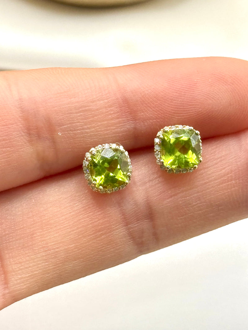 Arete peridoto oro 14k