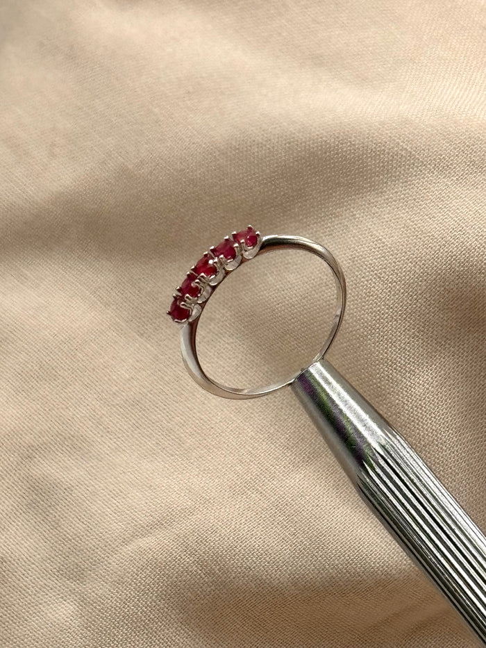 Anillo Rubí oro 14k